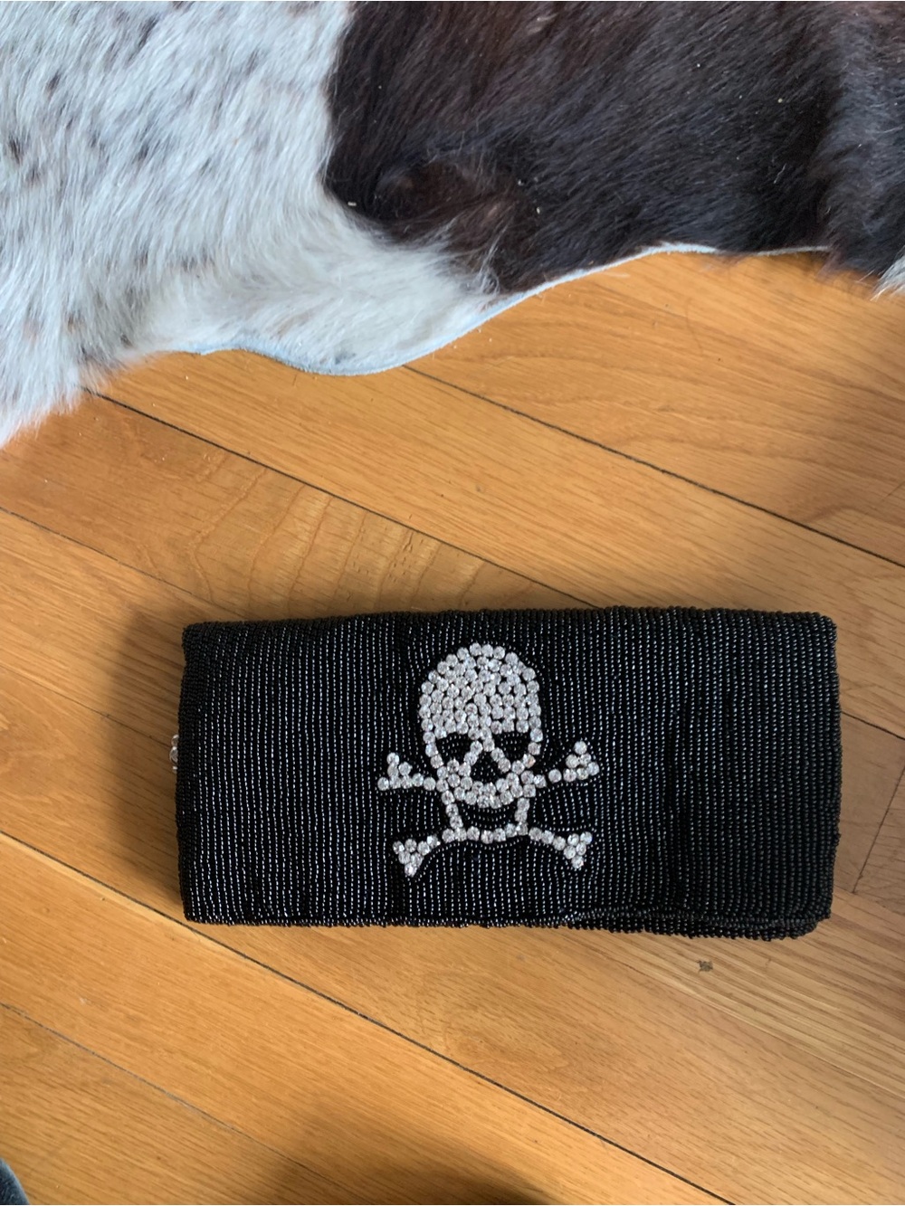Beaded Betsy Johnson Skull Purse ☠️